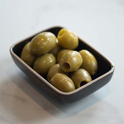 olives vertes dénoyautées